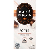 Cafe Nova capsules espresso forte voorkant