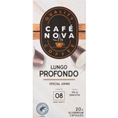 Cafe Nova capsules lungo profundo voorkant