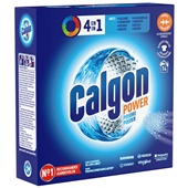 Calgon 4 in 1 geconcentreerd poeder wasmachinereiniger en anti kalk voorkant
