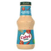 Calvé saus samba voorkant