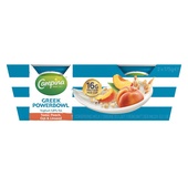 Campina yoghurt greek powerbowl perzik voorkant