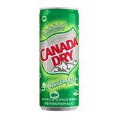 Canada Dry ginger ale voorkant