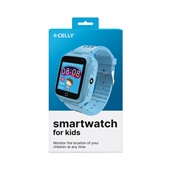 Celly smartwatch kids blauw voorkant