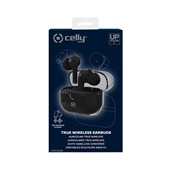 Celly true wireless earbuds black voorkant