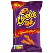 Cheetos crunchetos Flamin Hot Chips achterkant