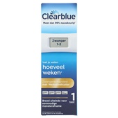 Clear Blue weken indicator voorkant