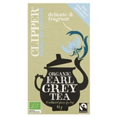 Clipper Biologisch earl grey tea voorkant