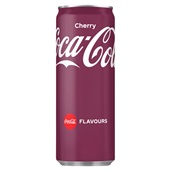 Coca Cola cherry blik 250 ml voorkant