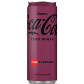 Coca Cola cola zero cherry voorkant