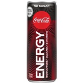 Coca Cola energy no sugar voorkant