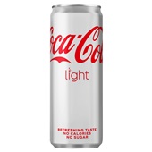 Coca Cola light blik voorkant