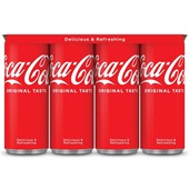 Coca Cola regular 8 x 250 ml voorkant