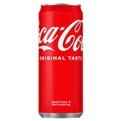 Coca Cola regular blik voorkant