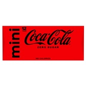 Coca Cola zero 12-pack 150 ml voorkant