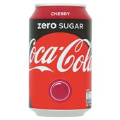 Coca Cola zero cherry voorkant