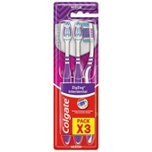 Colgate tandenborstel zigzag medium  3-pack voorkant