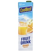 Coolbest fruit drink orange voorkant