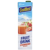 Coolbest fruit drink strawberry voorkant