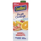 Coolbest fruitontbijt sinaasappel aardbei voorkant