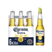 Corona extra 6-pack fles 330 ml voorkant