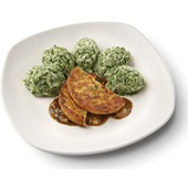 Culivers groenteburger met peterseliesaus-uitjes en spinaziestamppot (53)  voorkant