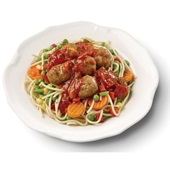 Culivers spaghetti met gehaktballetjes in kruidige tomatensaus (18) voorkant