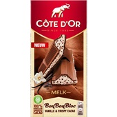 Côte d'Or bonbonbloc vanille crispy voorkant