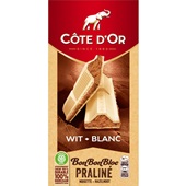 Côte d'Or chocolade bonbonbloc praline wit voorkant