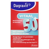 Dagravit Vitaminen En Mineralen Vitaal 50+ voorkant