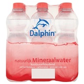 Dalphin mineraalwater met koolzuur voorkant