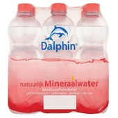 Dalphin water koolzuur fl 9x500 ml voorkant
