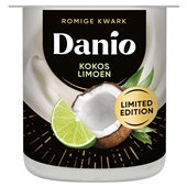 Danio kwark kokos limoen voorkant