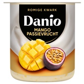 Danio romige kwark mango passievrucht voorkant