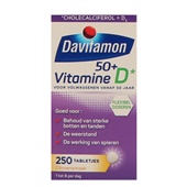 Davitamon Vitamine D 50 plus achterkant