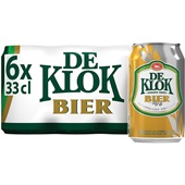 De Klok bier blond multipack voorkant