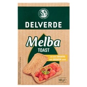 Delverde melba toast met sesamzaadjes voorkant