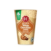 Douwe Egberts ice latte white chocolate cookie voorkant