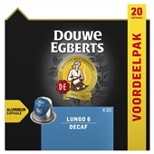 Douwe Egberts koffiecapsules lungo decaf voorkant