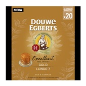 Douwe Egberts koffiecups gold voorkant