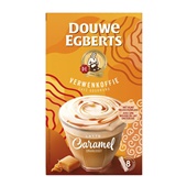 Douwe Egberts verwenkoffie latte caramel voorkant