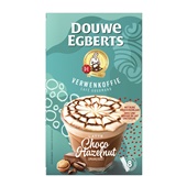 Douwe Egberts verwenkoffie latte choco hazelnut voorkant
