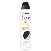 Dove deodorant spray invisible dry white freesia & violet flower voorkant