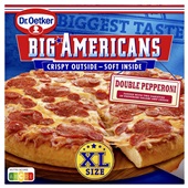 Dr. Oetker big americans double pepperoni voorkant