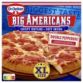 Dr. Oetker big americans double pepperoni achterkant
