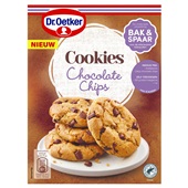 Dr. Oetker cookies chocolate chips voorkant