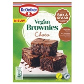 Dr. Oetker mix voor vegan brownies voorkant