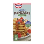Dr. Oetker pannenkoek mix
 American pancakes origineel
 voorkant