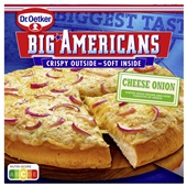 Dr. Oetker pizza cheese onion voorkant