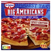 Dr. Oetker pizza spicy edition voorkant