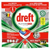 Dreft vaatwastabletten platinum plus lemon voorkant